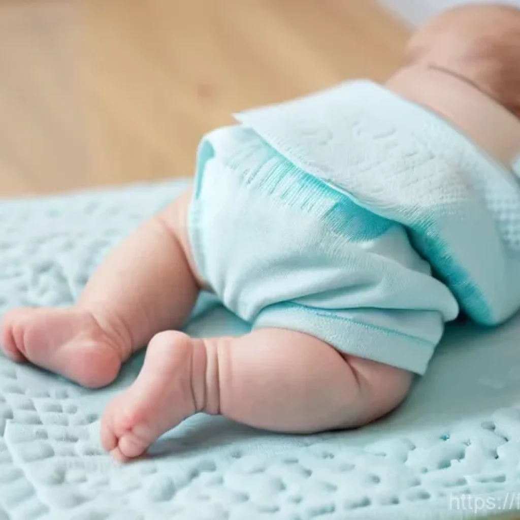 영유아 기저귀 발진 관리법 - **Prompt 1: Gentle Diaper Change and Airing Out**
    "A heartwarming, close-up shot of a parent's h...