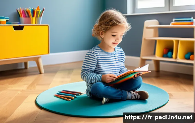 소아 심리상담 클리닉과 진료 차이 - A warm and inviting pediatric psychologist’s office in a modern French urban setting, featuring a co...